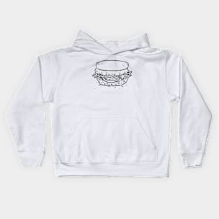 upside down - noodle tee Kids Hoodie